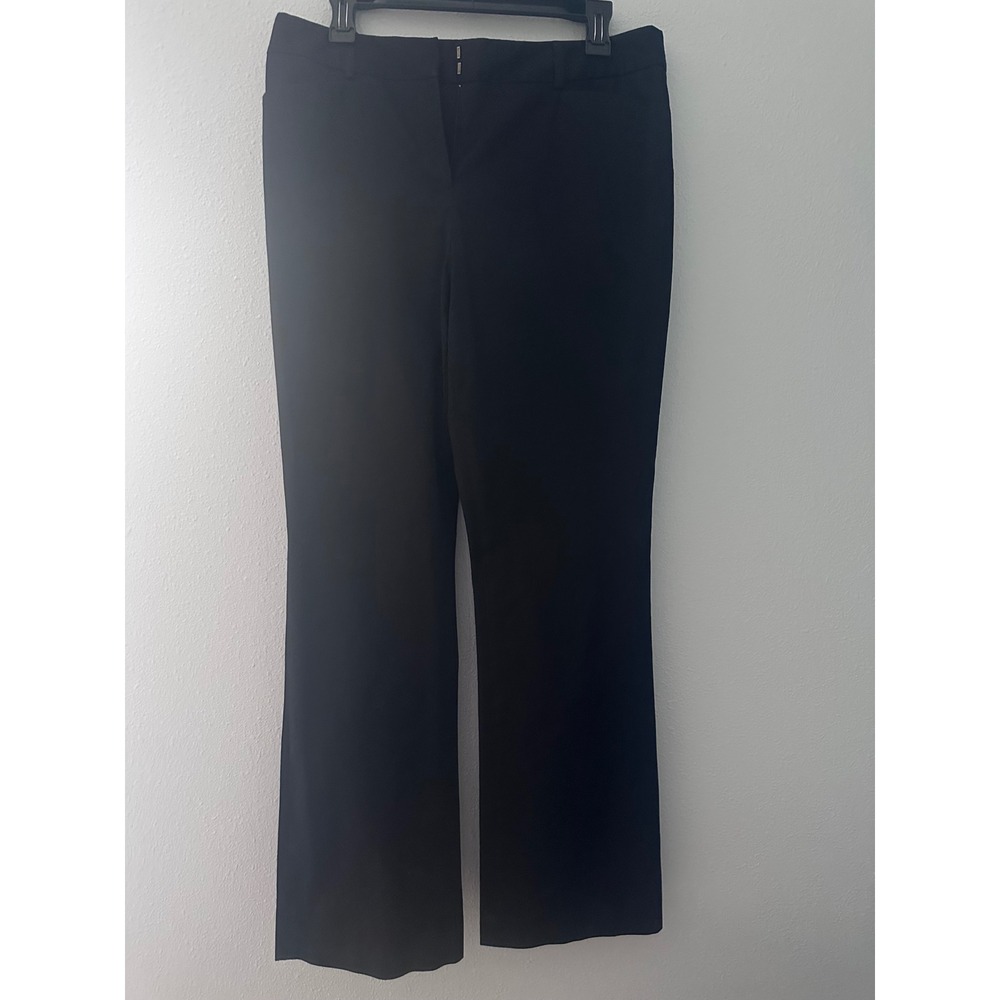 Anne Klein Womens Black Stretch Dress Pants Trousers Size 8 Professional Office